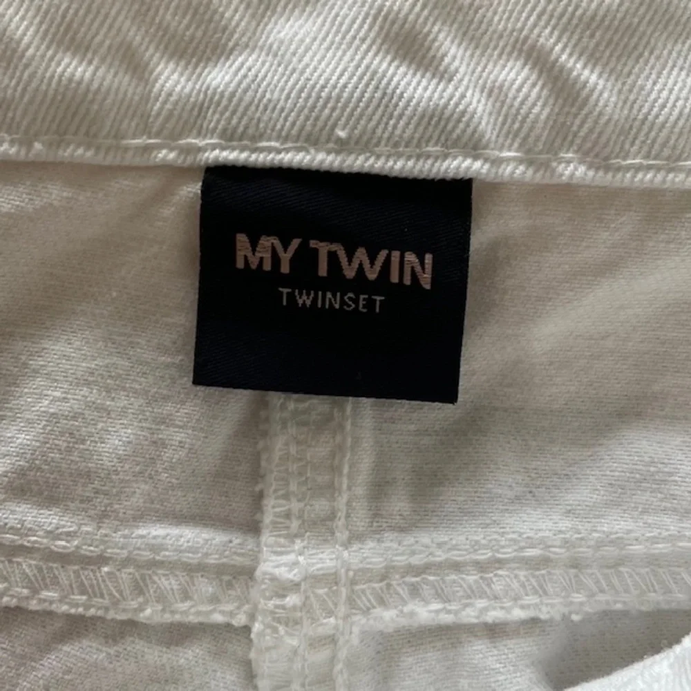 My Twin White Wide Leg Jeans Size 31 NWT - Picture 13 of 13